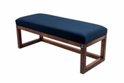 Ławka Pufa Tapicerowana Siedzisko Gładkie Granatowy LPG-2 Rozmiary od 50 cm do 200 cm Emra Wood Design