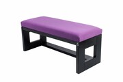Ławka Pufa Tapicerowana Siedzisko Gładkie Fioletowy LPG-6 Rozmiary od 50 cm do 200 cm Emra Wood Design