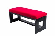 Ławka Pufa Tapicerowana Siedzisko Gładkie Czerwony LPG-6 Rozmiary od 50 cm do 200 cm Emra Wood Design
