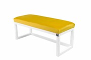 Ławka Pufa Tapicerowana Siedzisko Gładkie Żółcień Cytrynowa LPG-2 Rozmiary od 50 cm do 200 cm Emra Wood Design