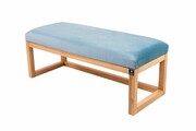 Ławka Pufa Tapicerowana Siedzisko Gładkie Jasny Błękit LPG-2 Rozmiary od 50 cm do 200 cm Emra Wood Design