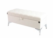 Kufer Pikowany CHESTERFIELD Ecru / Model Q-2 Rozmiary od 50 cm do 200 cm Emra Wood Design