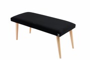 Ławeczka Pufa Tapicerowana Siedzisko Gładkie Czarny LPG-10 Rozmiary od 50 cm do 120 cm Emra Wood Design