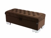 Kufer Pikowany CHESTERFIELD Brąz / Model Q-4 Rozmiary od 50 cm do 200 cm Emra Wood Design