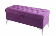 Kufer Pikowany CHESTERFIELD Fioletowy / Model Q-2 Rozmiary od 50 cm do 200 cm Emra Wood Design