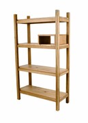 REGAŁ NA KSIĄŻKI DREWNO LITE DĄB JESION OLCHA RNK-21 Emra Wood Design