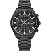 Zegarek Męski Giewont Chronograph Sapphire Czarny GW7290-B1 Giewont