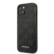 Etui Karl Lagerfeld Monogram Plaque na iPhone 13 mini - czarne Karl Lagerfeld
