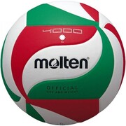 Piłka siatkowa Molten V4M4000 biało-czerwono-zielona 4 Molten