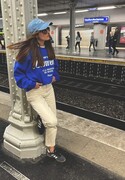 BLUZA LOOSE FIT KOBALT DAMSKA HARP TEAM Harp Team