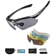 Okulary rowerowe Rockbros 10003 polaryzujące - czarne Rockbros