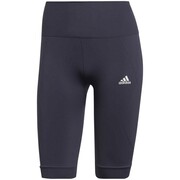 Legginsy damskie adidas Aeroknit Seamless Short Tights granatowe HE2960 adidas