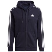 Bluza męska adidas Essentials Full-Zip Hoodie granatowa GK9053 adidas