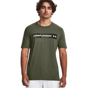 Koszulka męska Under Armour Camo Chest Stripe khaki 1376830 390 Under Armour