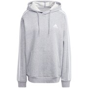 Bluza męska adidas Essentials Fleece 3-Stripes Hoodie szara IJ6474 adidas