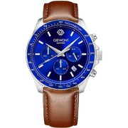 Zegarek Męski Giewont Chronograph Sapphire Brązowo Niebieski GW3520-A5 Giewont