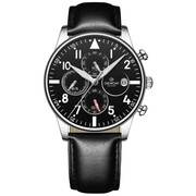 Zegarek Męski Giewont Chronograph Sapphire Czarno Srebrny GW5630-A2 Giewont