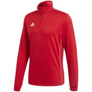 Bluza męska adidas Core 18 Training Top czerwona CV3999 adidas teamwear