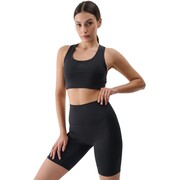 Legginsy damskie 4F F019 głęboka czerń 4FRSS25TFSTF019 20S 4F