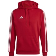 Bluza męska adidas Tiro 23 League Sweat Hoodie czerwono-biała HS3600 adidas