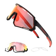 Rockbros okulary sportowe SP246 czarno-czerwone Rockbros