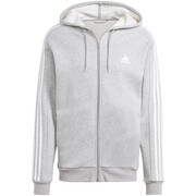 Bluza męska adidas Essentials Fleece 3-Stripes Full-Zip szara IJ6479 adidas