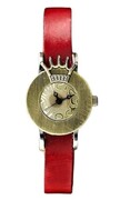 ZEGAREK DAMSKI TAYMA - RETRO PUNK 28 - czerwony (zx585a) Inny