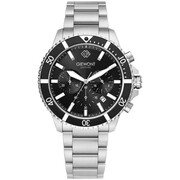 Zegarek Męski Giewont Chronograph Sapphire Srebrny GW3970-B2 Giewont