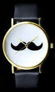 ZEGAREK DAMSKI MUSTACHE - WĄSY - asox (zx548) Inny