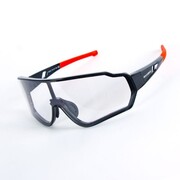 Rockbros okulary sportowe z fotochromem czar-czerw Rockbros