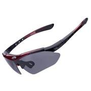 Okulary rowerowe Rockbros 10141 fotochromowe UV400 - czerwone Rockbros