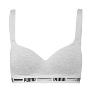 Stanik damski sportowy Puma Padded Top 1P Hang szary 907863 03 Puma