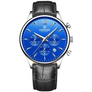Zegarek Męski Giewont Chronograph Sapphire Czarno Niebieski GW6310-A3 Giewont
