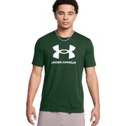 Koszulka męska Under Armour Sportstyle Logo zielona 1382911 301 Under Armour
