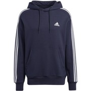 Bluza męska adidas Essentials French Terry 3-Stripes Hoodie granatowa IC0436 adidas