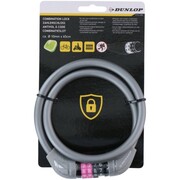 Zapięcie rowerowe Dunlop linka,szyfr 10 mm x 65 cm szare 1042510 Dunlop