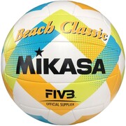 Piłka siatkowa plażowa Mikasa Beach Classic biało-żółto-niebieska BV543C-VXA-LG 5 Mikasa