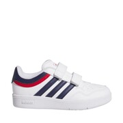 Buty dla dzieci adidas Hoops 4.0 CF biało-granatowo-czerwone JI3484 adidas