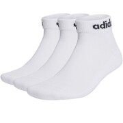 Skarpety adidas Linear Ankle Socks Cushioned Socks 3p białe HT3457 adidas