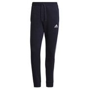 Spodnie męskie adidas Essentials Tapered Cuff 3 Stripes granatowe GK8977 adidas