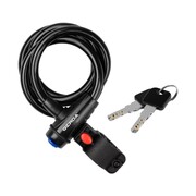 Zapięcie rowerowe Gerda długa pętla, korpus okrągły FLEX MAX 1800/12T czarne 0SFL0180012 06T2XP Gerda