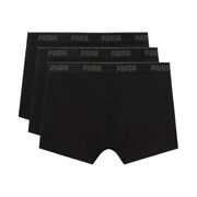 Bokserki męskie Puma 3 pak czarne 947130 03 Puma