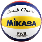 Piłka siatkowa plażowa Mikasa Beach Classic biało-żółto-niebieska BV552C-WYBR 5 Mikasa