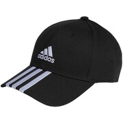Czapka z daszkiem adidas Baseball 3-Stripes Cotton Twill Baseball czarna IB3242 Dorośli M/L adidas