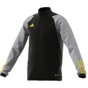 Bluza dla dzieci adidas Tiro 23 Competition Training czarno-szara HU1313 adidas teamwear