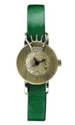 ZEGAREK DAMSKI TAYMA - RETRO PUNK 28 - zielony (zx585f) Inny