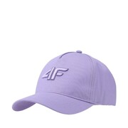 Czapka z daszkiem dla dzieci 4F U388 fioletowa 4FJWSS25ACABU388 51S 4F