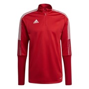 Bluza męska adidas Tiro 21 Training Top czerwona GH7303 adidas teamwear