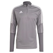 Bluza męska adidas Tiro 21 Training Top szara GH7301 adidas teamwear