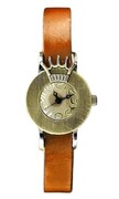 ZEGAREK DAMSKI TAYMA - RETRO PUNK 28 - camel (zx585e) Inny